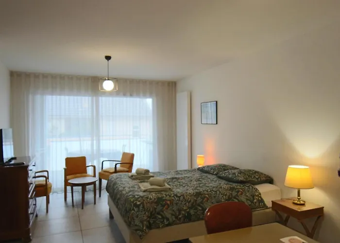 アパート 38m2 Le Grand Angle, Centre-ville, Parking Et Terrasse エクスレバン